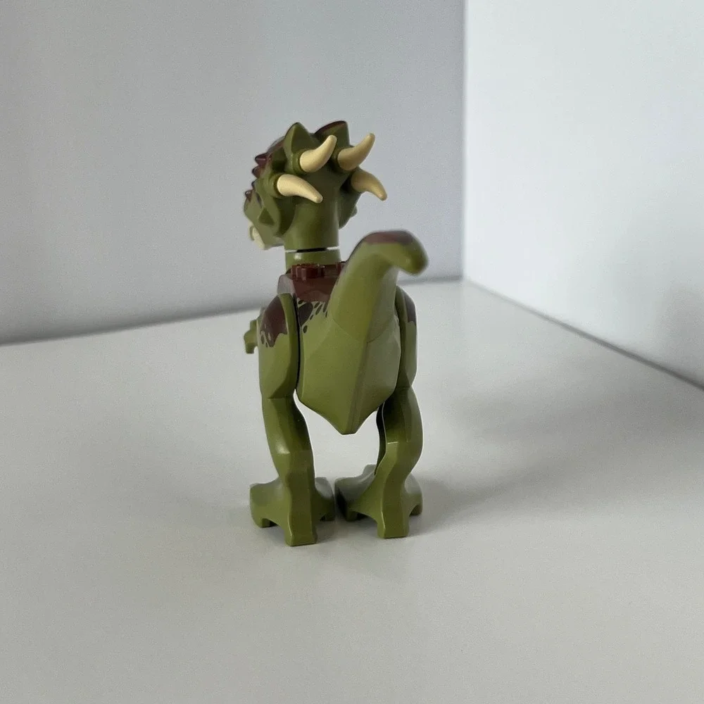 LEGO Jurassic World Stygimoloch Dinosaur Figure Olive Green Brown 75927 75939